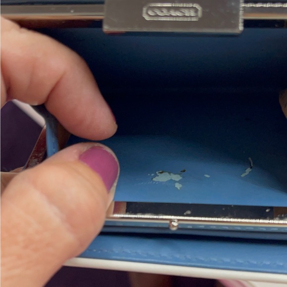 Coach wallet blue - Picture 4 of 6